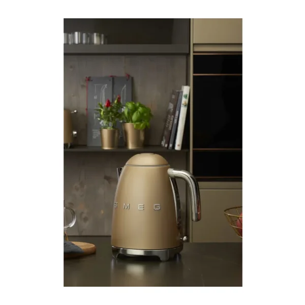Smeg KLF03CHMEU Mat Gold 2400 W 1.7 lt Çelik Kettle