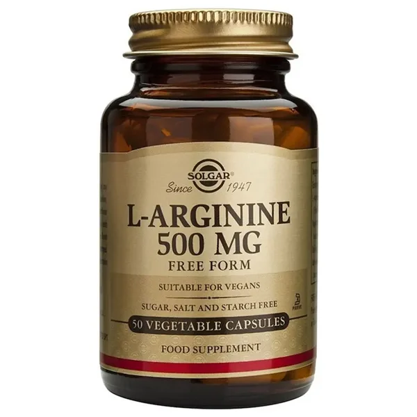 Solgar L-Arginine 500 mg 50 Kapsül