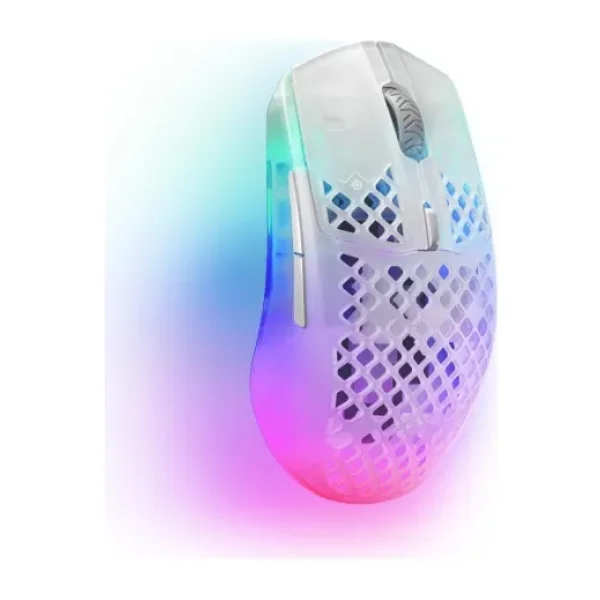 SteelSeries Aerox 3 RGB Ghost Edition Şarjlı Optik Kablosuz Oyuncu Mouse
