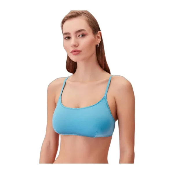 Suwen Düz Bralet Bikini Üst