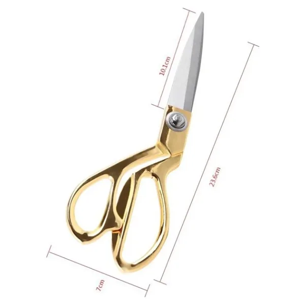 Taksun Profesyonel Terzi Makası Sarı Renk 10 inç 26 cm No:1250 Kesim Araç Gereçler