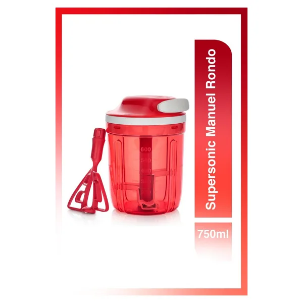 Tupperware Supersonic Manuel Rondo 750 ml - Kırmızı
