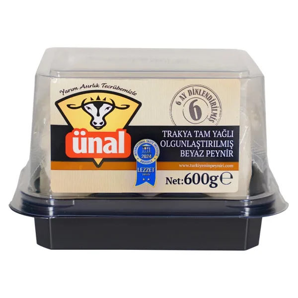 Ünal Olgunlaştırılmış Tam Yağlı Peynir 600 gr