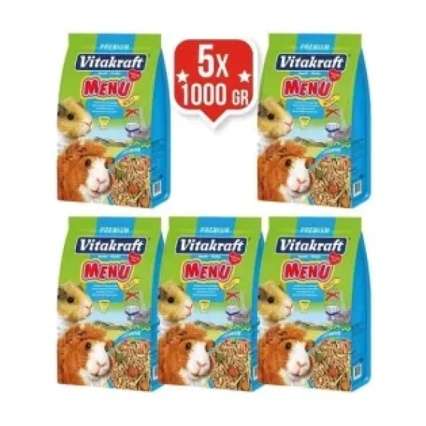Vitakraft Menu Vital 1 kg 5'li Ginepig Yemi