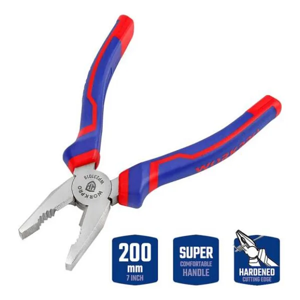 Workpro WP231018 200 mm Kombine Pense
