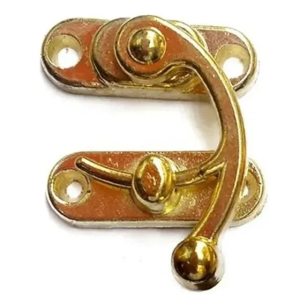 Yay Gözü, Ahşap Kutu Klipsi - Küçük 28X33 Mm, Sarı, 1 Adet