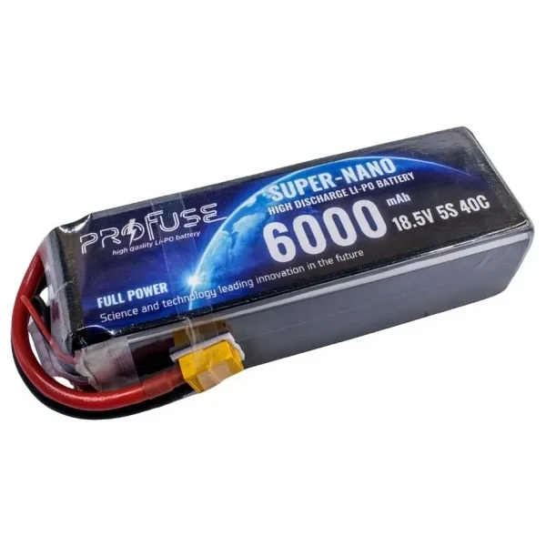 18.5V 5S 6000mAh 40C Lipo Batarya