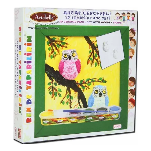 3D-05 Artebella Seramik Boyama Seti 20X20 Cm