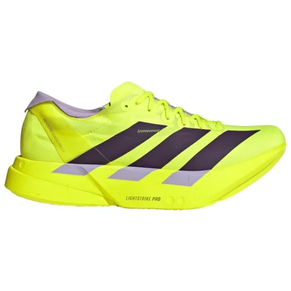 Adidas Adizero Adios Pro 4 JP6623 Sarı-Mor Erkek Koşu Ayakkabısı