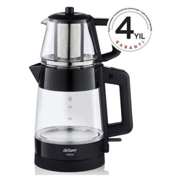 Arzum AR3136 Teamond 1800 W Cam Çay Makinesi