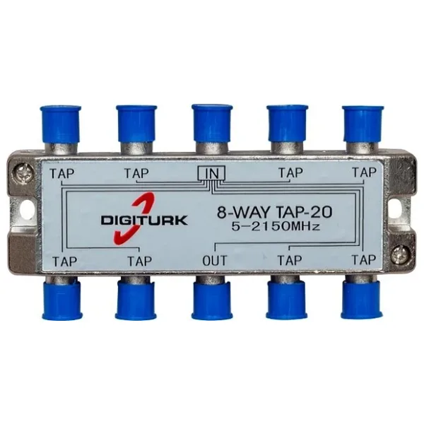 Ayt Digitürk 5-2150 Mhz 20DB 8 Yollu Tap Switch 1 8 Splitter