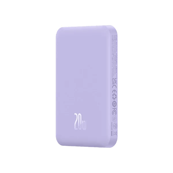 Baseus MagSafe Mini Mor 5000 mAh Kablosuz Powerbank