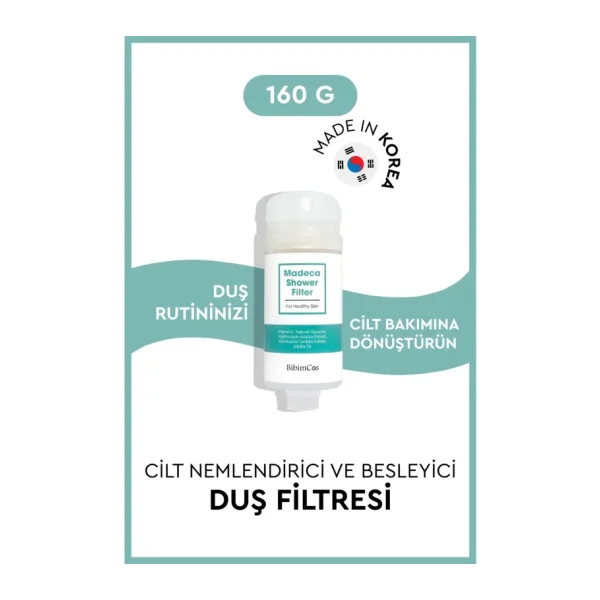 Bibimcos Madeca Cilt Besleyici Duş Filtresi 160 gr Houttuynia ve Centella Özlü