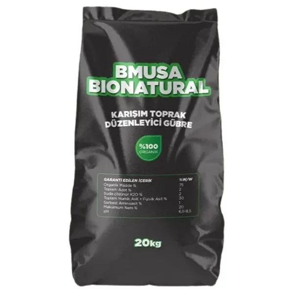 Bmusa Bionatural Karışım Toprak Düzenleyici Gübre 20 Kg.