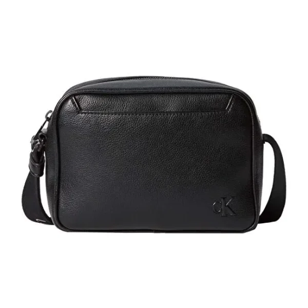 Calvin Klein Siyah Erkek Postacı Çantası WEBBING STRAP CAMERA BAG