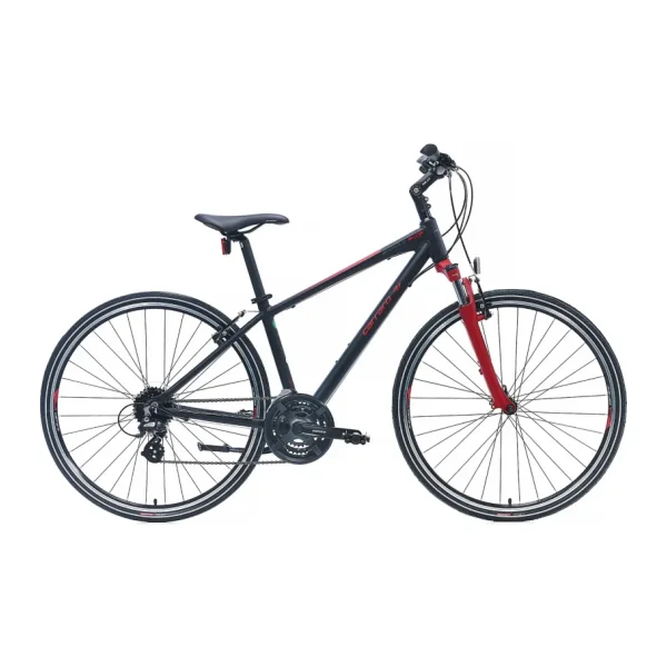 Carraro Sportive 224 V Siyah-Kırmızı 24 Vites 28 Jant Erkek Şehir Bisikleti