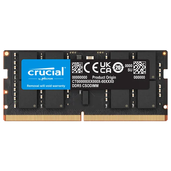 Crucial 16 GB 6400 MHz CL52 CT16G64C52CS5 DDR5 Ram