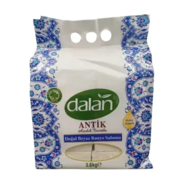 Dalan Zeytinyağlı 20x180 gr Doğal Beyaz Sabun