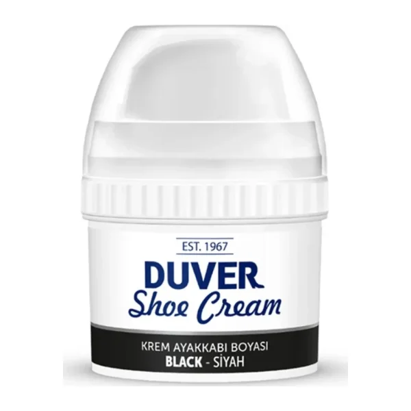 Duver Kendiliğinden Parlaklık Sağlayan Siyah Krem 60 Ml Ayakkabı Boyası