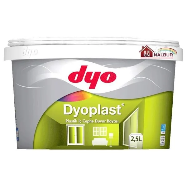 Dyo Dyoplast 2.5 lt Plastik İç Cephe Boyası - Siyah