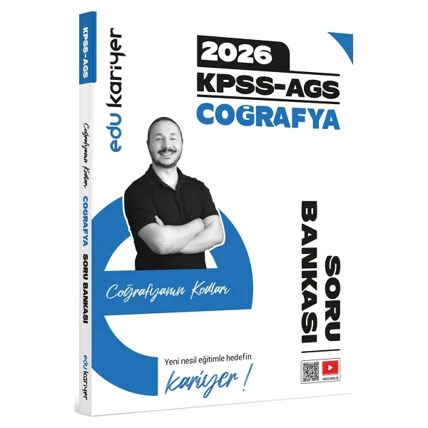 Edu Kariyer 2026 Coğrafyanın Kodları Kpss Ags Coğrafya Video Çözümlü Soru Bankası