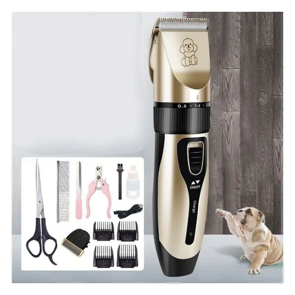 Emtu Life C5 Kırpık 10 In 1 Ayarlanabilir Şarjlı Kedi Köpek Tıraş Makinesi Pet Evcil Hayvan Tüy Kesme Aparatlı