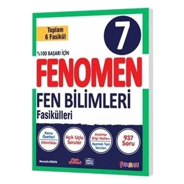 Fenomen Okul Yayınları 7. Sınıf Fen Bilimleri Fasikülleri (6 Fasıkül)