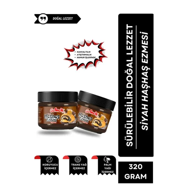 Gelincik Siyah Haşhaş Ezmesi 300 gr