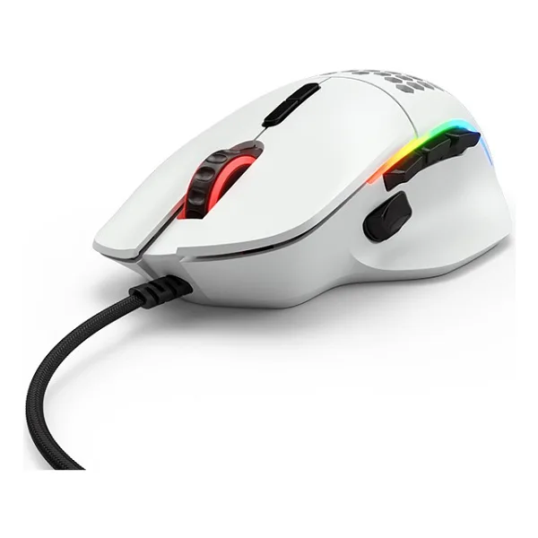 Glorious Model I GLO-MS-I-MW Beyaz RGB Ergonomik Optik Kablolu Oyuncu Mouse
