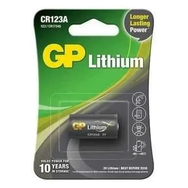 GP CR123A 3V Lityum Pil