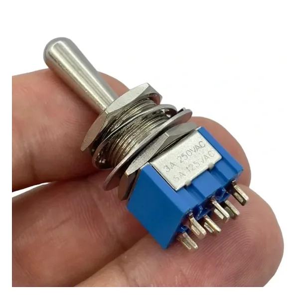IC-148H Toggle Switch On-Off-On 12mm 6P MTS-203L