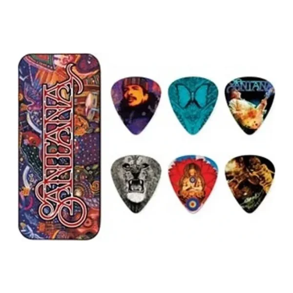 Jim Dunlop Carlos Santana 6lı Pena Seti (Medium)