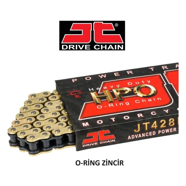 Jt 428 Oring Gold Zincir-132 Bakla Yamaha Yzf R125cc O-Rıngli Zincir 2008-2020