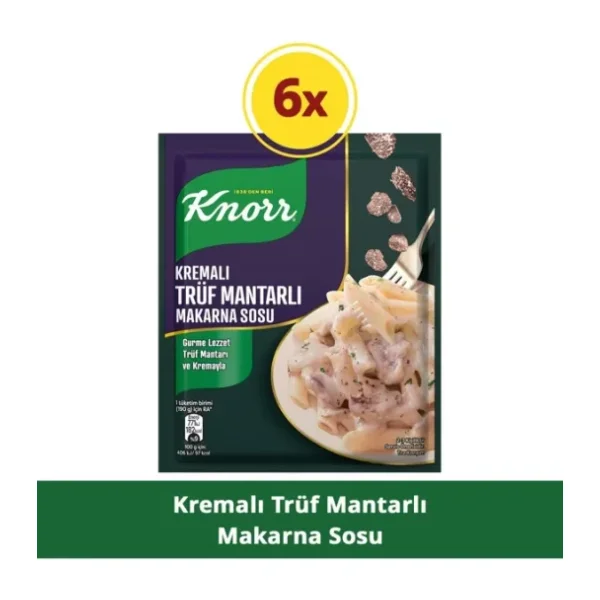 Knorr Kremalı Trüf Mantarlı Makarna Sosu 52g x6