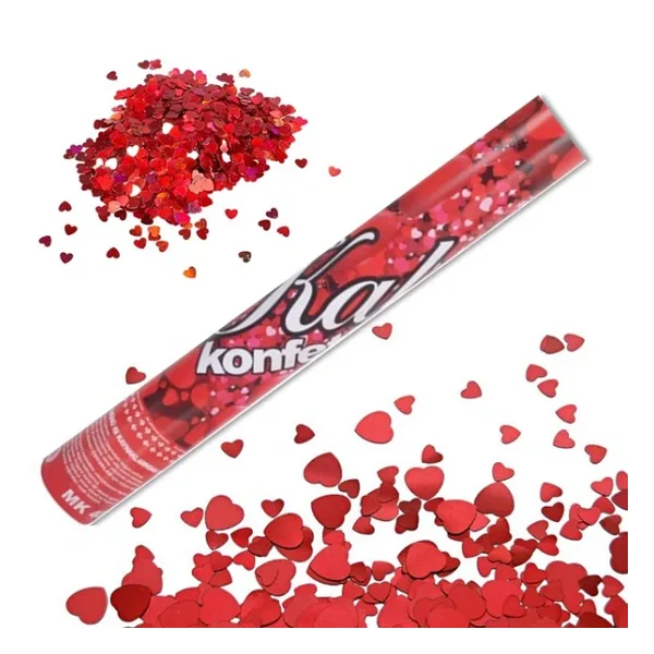 KONFETİ GÜLLÜ KALPLİ 30CM. (5250)