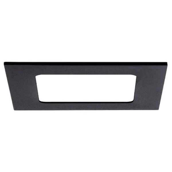 LAMPTIME 263431 LED Panel Slim Kare Spot 18 W 4000K Ilık Beyaz Işık Siyah Gövde