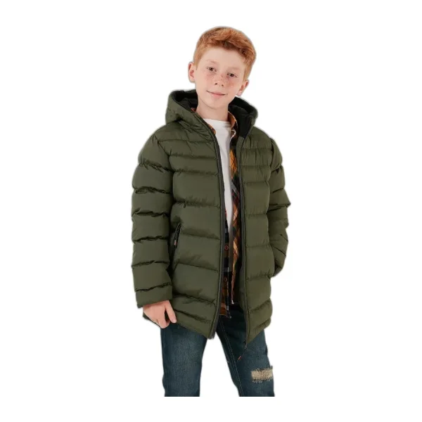 Lela 6492324 kapüşonlu Erkek Çocuk Şişme Mont