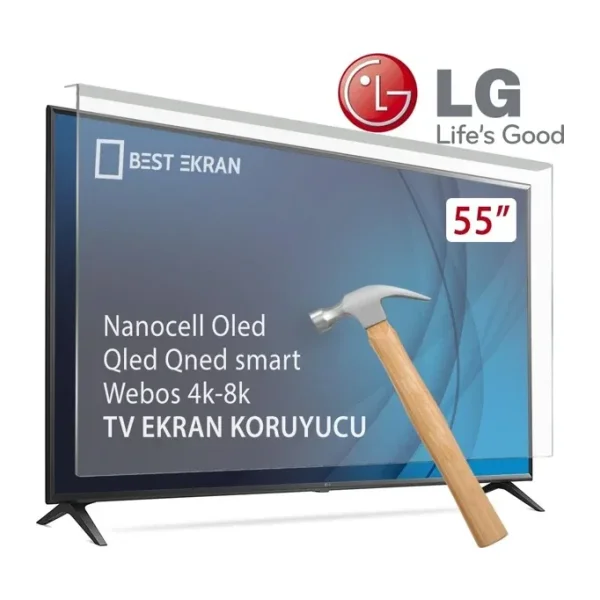 Lg Oled55b56la Tv Ekran Koruyucu - Lg 55" İnç 139 Cm Webos Oled Kırılmaz Koruyucu