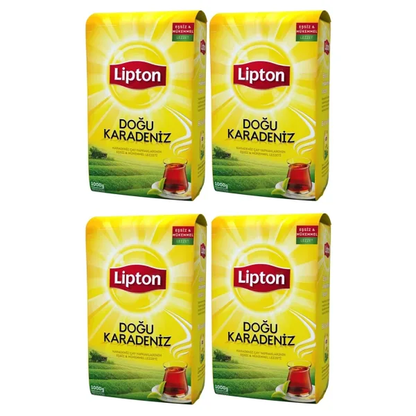 Lipton Doğu Karadeniz 1 kg 4'lü Bergamotlu Çay
