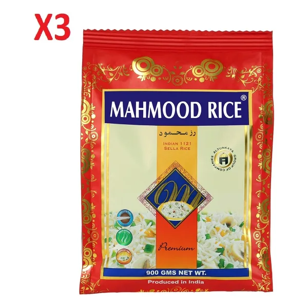 Mahmood Rice Basmati Pirinç 900 gr 3'lü