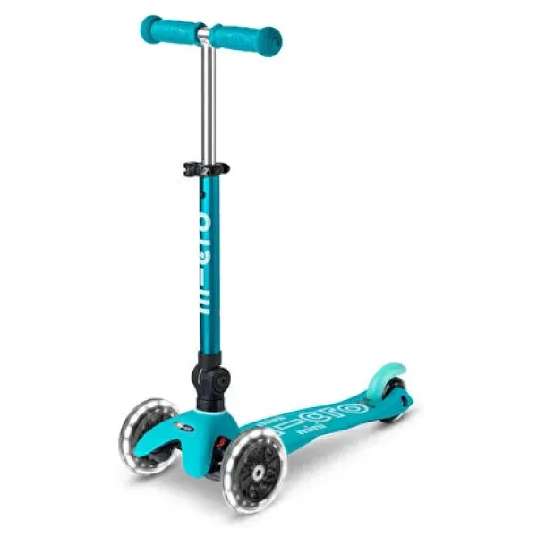 Micro Mini Deluxe Foldable MMD198 Turkuaz 3 Tekerlekli Çocuk Scooter