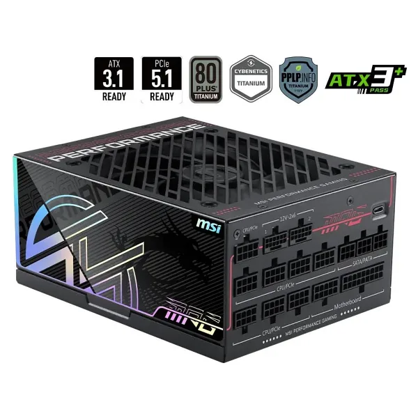 MSI MPG AI1300TS Gen5.1 1300 W Power Supply