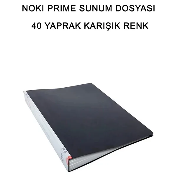 Noki Prime Sunum Dosyası 40 Yaprak Karışık Renk