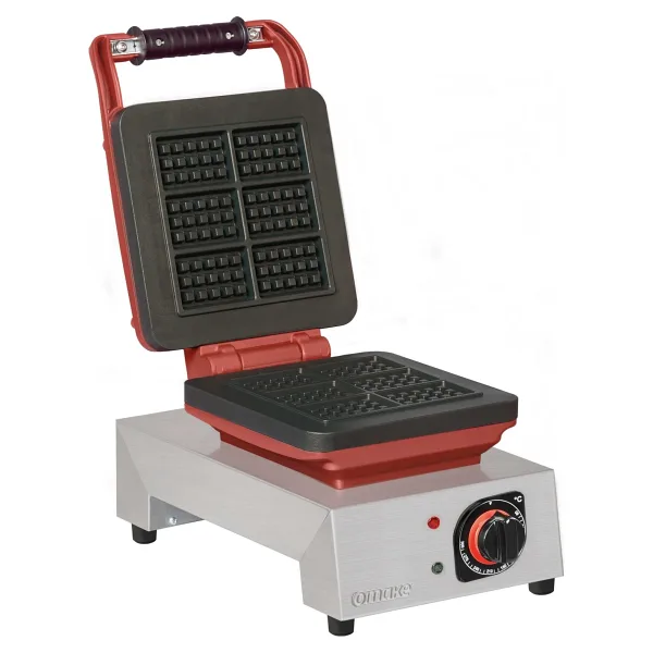 Omake Waffle Makinesi WFL21.E11 Z5F Kare Tekli 0301 - Inox