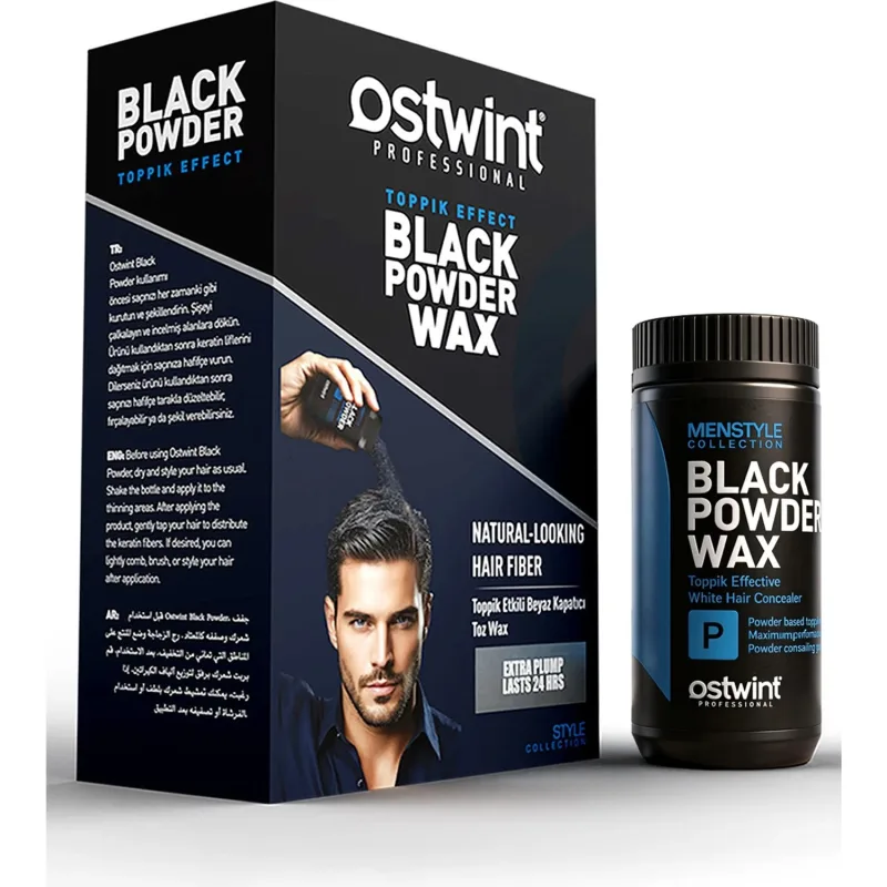 Ostwint Professional Siyahlaştırıcı Şekil Verici Topik Etkili Pudra Wax 20 Gr