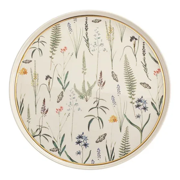 Porland Botanical Desen 27 cm 6'lı Düz Tabak 04ALM005048