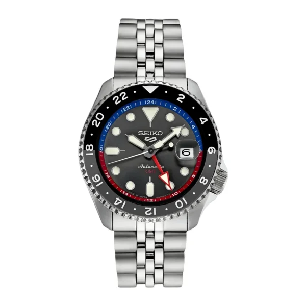Seiko 5 Sports SKX SSK019 Çelik Kordon Gümüş-Siyah Erkek Kol Saati