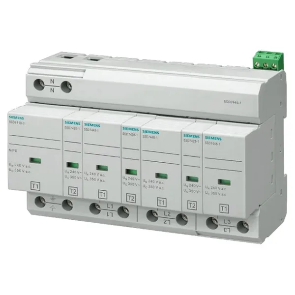 Siemens B/C Sınıfı 4 Kutup Tt ve Tn-S Parafudr 5SD7444-1