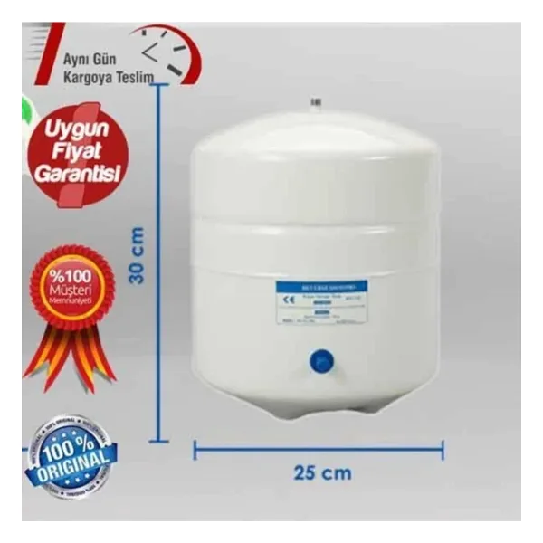Sulook Ihlas Aura Cebilon 3,2 Galon Nsf Onaylı Metal Su Arıtma Tankı
