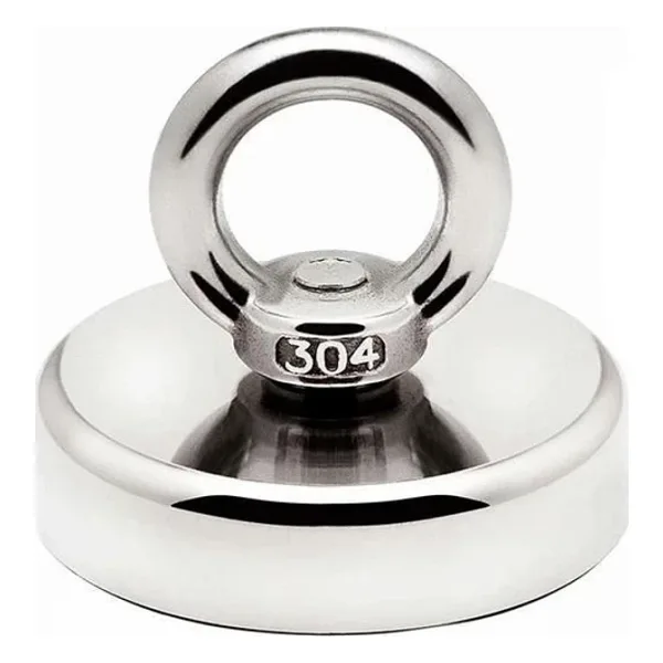 Valkyrie D48 Güçlü Neodyum Mıknatıs 48mm 75kg Askılı Fishing Salvage Magnet